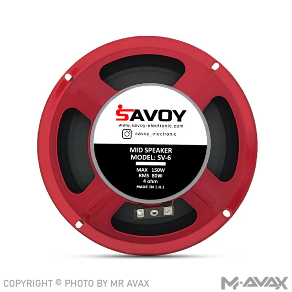 میدرنج ۶ اینچ ساووی (SAVOY) مدل SV-6 دو عددی