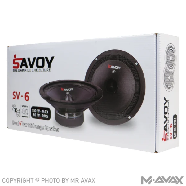 میدرنج۶ اینچ ساووی (SAVOY)مدل SV-6 دو عددی