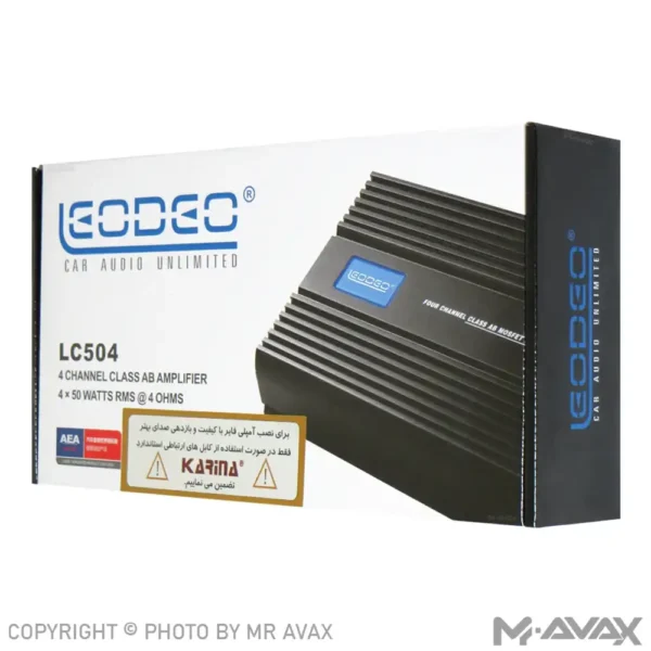 آمپلی فایر 4 کانال لئودئو مدل LC 504