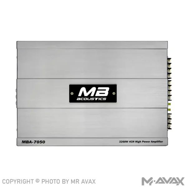 آمپلی فایر 4 کانال ام بی آکوستیک مدل MBA-7050