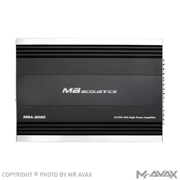 آمپلی فایر 4 کانال ام بی آکوستیک مدل MBA-8060