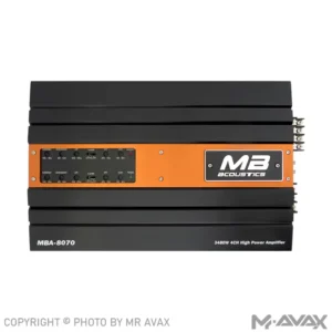 آمپلی فایر 4 کانال ام بی آکوستیک مدل MBA-8070