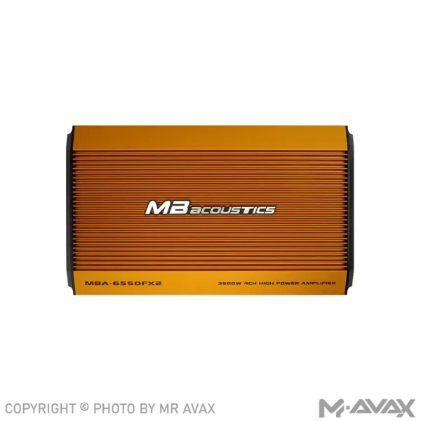آمپلی فایر 4 کانال ام بی آکوستیک مدل MBA-6550FX2