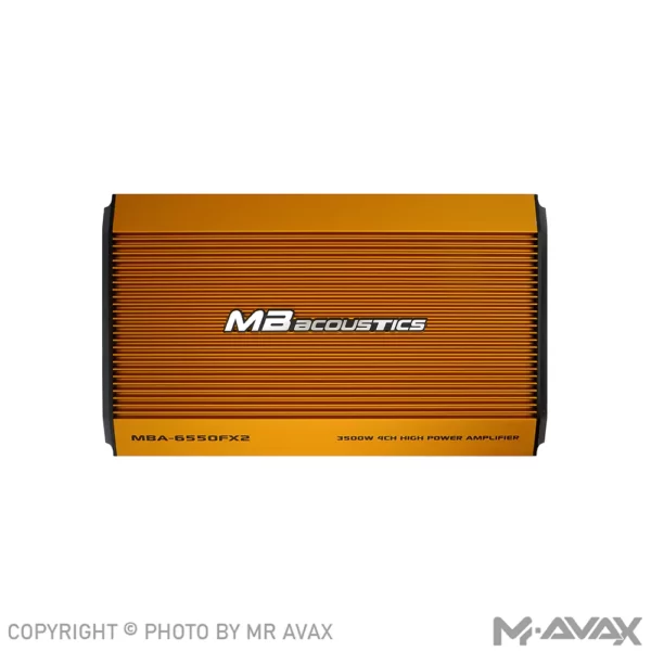 آمپلی فایر 4 کانال ام بی آکوستیکس مدل MBA-6550FX2