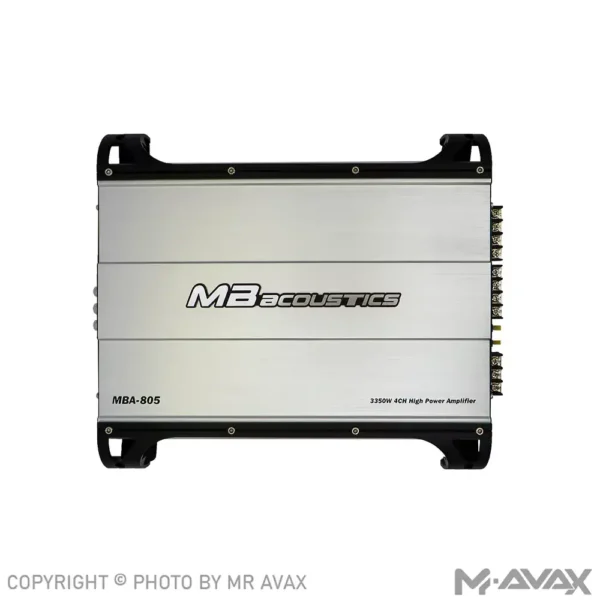 آمپلی فایر 4 کانال ام بی آکوستیک مدل MBA-805