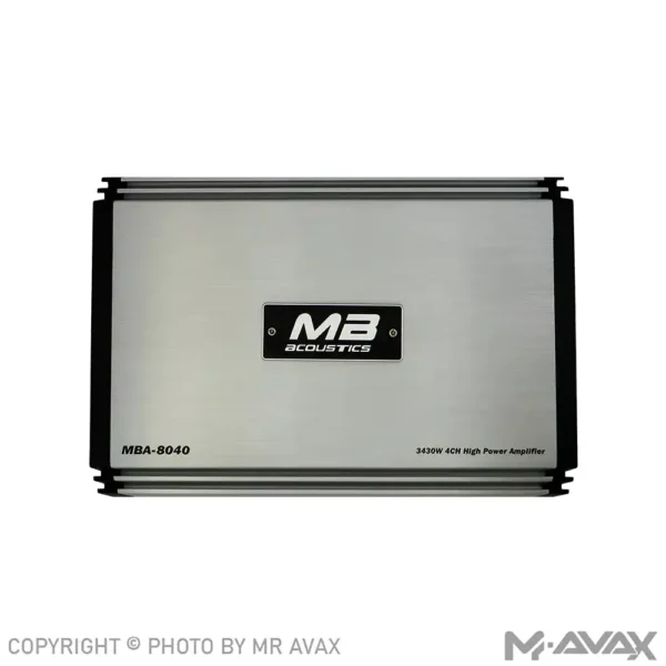 آمپلی فایر 4 کانال ام بی آکوستیک مدل MBA-8040