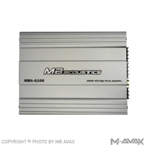 آمپلی فایر 4 کانال ام بی آکوستیک مدل MBA-6100