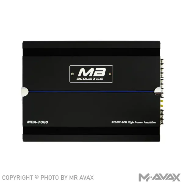 آمپلی فایر 4 کانال ام بی آکوستیک مدل MBA-7060