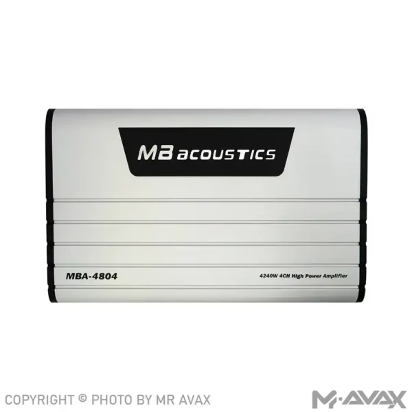 آمپلی فایر 4 کانال ام بی آکوستیک مدل MBA-4804