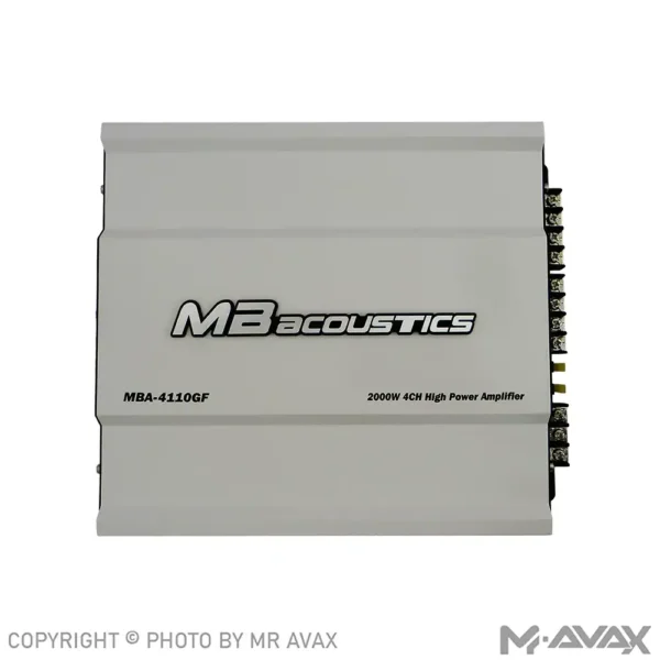 آمپلی فایر 4 کانال ام بی آکوستیک مدل MBA-4110GF