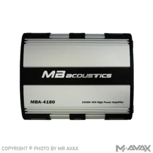 آمپلی فایر 4 کانال ام بی آکوستیک مدل MBA-4180