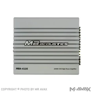 آمپلی فایر 4 کانال ام بی آکوستیک مدل MBA-4135