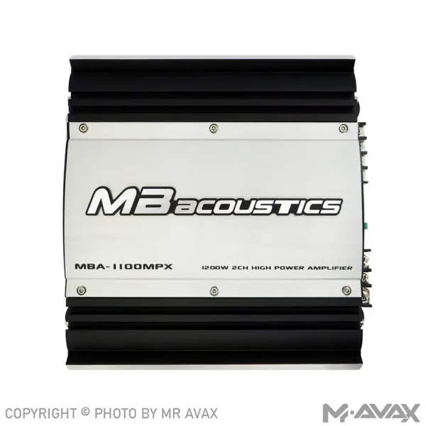 آمپلی فایر 2 کانال ام بی آکوستیک مدل MBA-1100MPX