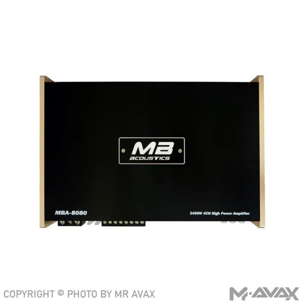 آمپلی فایر 4 کانال ام بی آکوستیک مدل MBA-8080