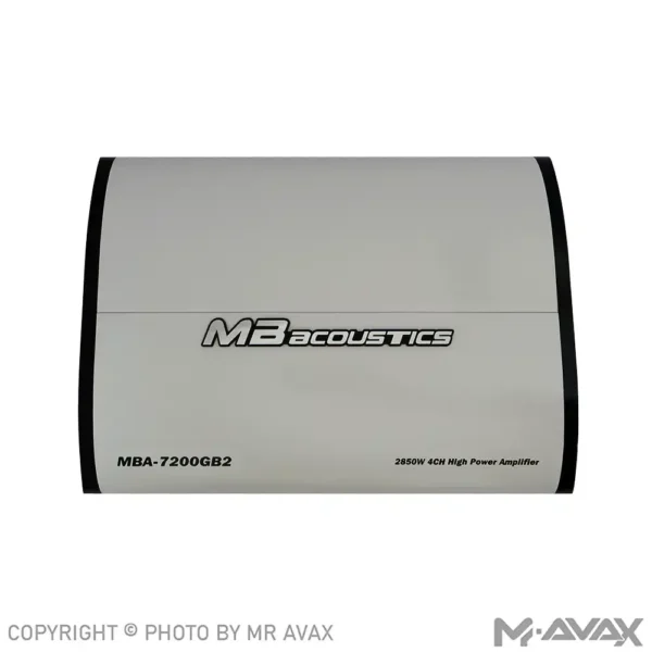 آمپلی فایر 4 کانال ام بی آکوستیک مدل MBA-7200GB2