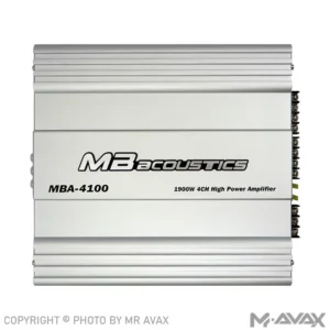 آمپلی فایر 4 کانال ام بی آکوستیک مدل MBA-4100