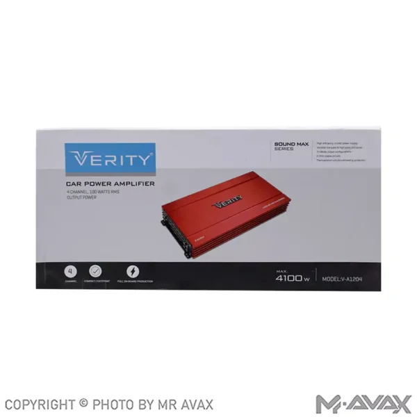 آمپلی فایر 4 کانال وریتی مدل V-A1204