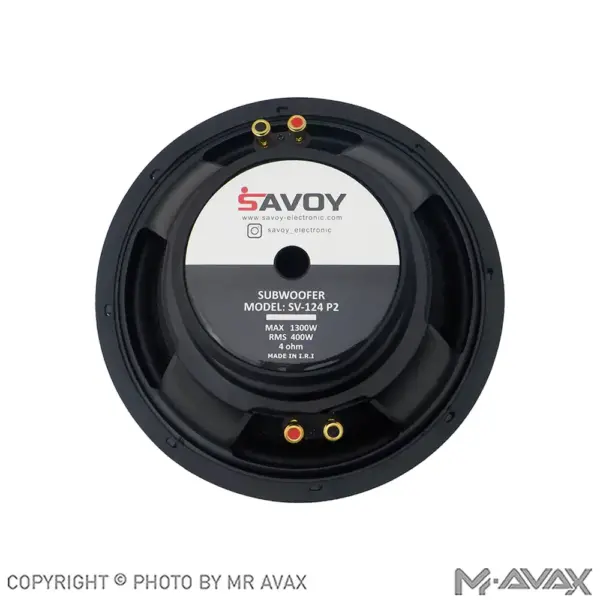 ساب ووفر 12 اینچ ساووی (SAVOY) مدل SV-124 P2