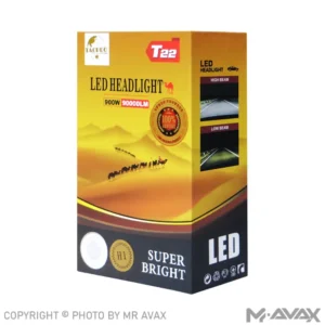 هدلایت لنزو مدل T22 Tac Pro با پایه H1 (دو عددی)