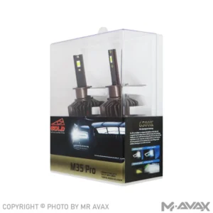 هدلایت گلد مدل M35 Pro پایه 6500K ،HB3 9005 (دو عددی)