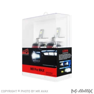 هدلایت گلد مدل M8 Pro پایه 6500K ،H11 (دو عددی)