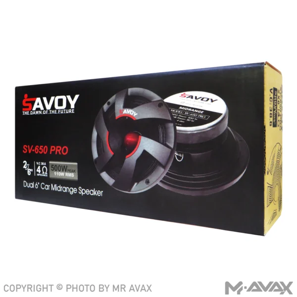 میدرنج 6 اینچ خودرو ساووی (savoy) مدل SV-650 PRO