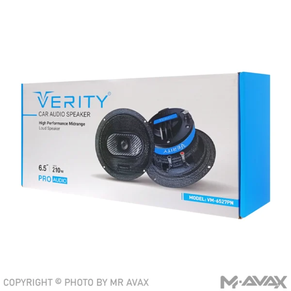 میدرنج ۶ اینچ خودرو وریتی (VERITY) مدل VM-6527PN (تک عددی)