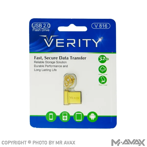 فلش مموری وریتی (VERITY) مدل V816 با حافظه 32 گیگابایت