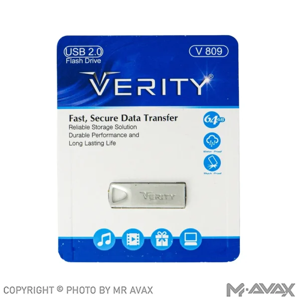 فلش مموری وریتی (VERITY) مدل V809 با حافظه 64 گیگابایت