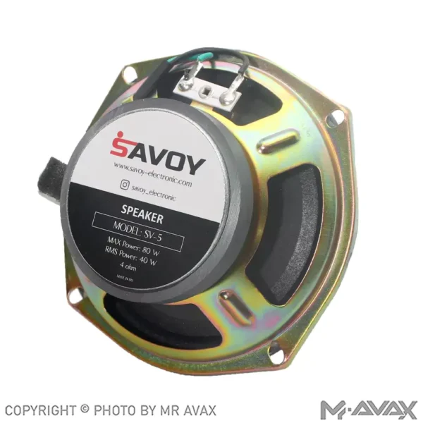 باند 5 اینچ ساووی مدل SV-5 فابریک پراید عقب(دو عددی)